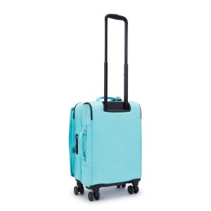 Kipling Small Cabin Size Wheeled Luggage Female Deepest Aqua Spontaneous S  -  I5508-T6E Kipling