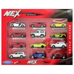12 Diecast Metal Scale Model Car Set – Welly 12 Diecast Metal Scale Model Car Set Welly Early Education