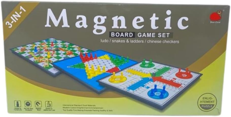 3-in-1 Folding Magnetic Board Game Set – STEM 3-in-1 Folding Magnetic Board Game Set STEM Boardgames