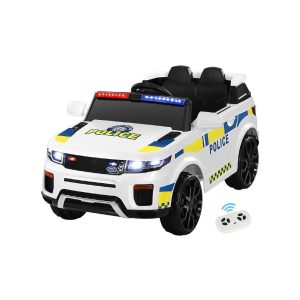 Amsham Kids Electric Police Car -White (12V) – Amsham Toys Amsham Kids Electric Police Car -White (12V) Amsham Toys Electric Car