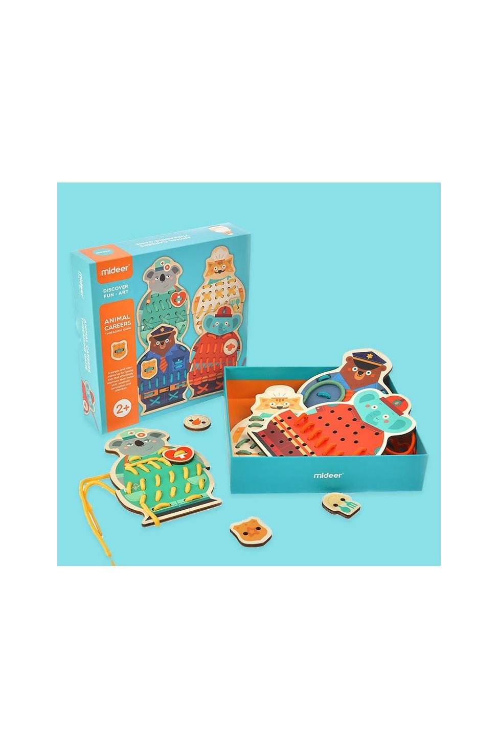 Animal Careers – Threading Game – Mideer Animal Careers - Threading Game Mideer Early Education