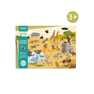Animals Reusable Stickers – Mideer Animals Reusable Stickers Mideer Art & Craft