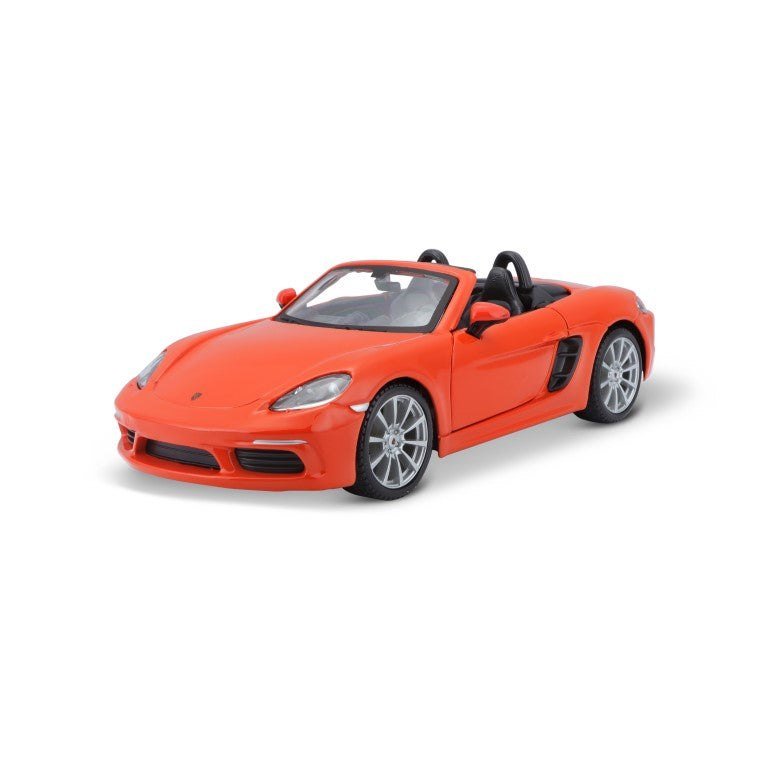 Bburago 1:24 Scale Porsche 718 Boxster – Orange – Bburago Bburago 1:24 Scale Porsche 718 Boxster – Orange Bburago Cars & Toys