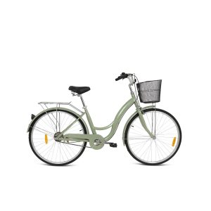 Brooklyn 26" City Bike – Green – Mogoo Brooklyn 26" City Bike - Green Mogoo Bicycles