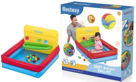 Bway Sort N Play Ball Pit 104X94X61Cm – Bestway Bway Sort N Play Ball Pit 104X94X61Cm Bestway Toys