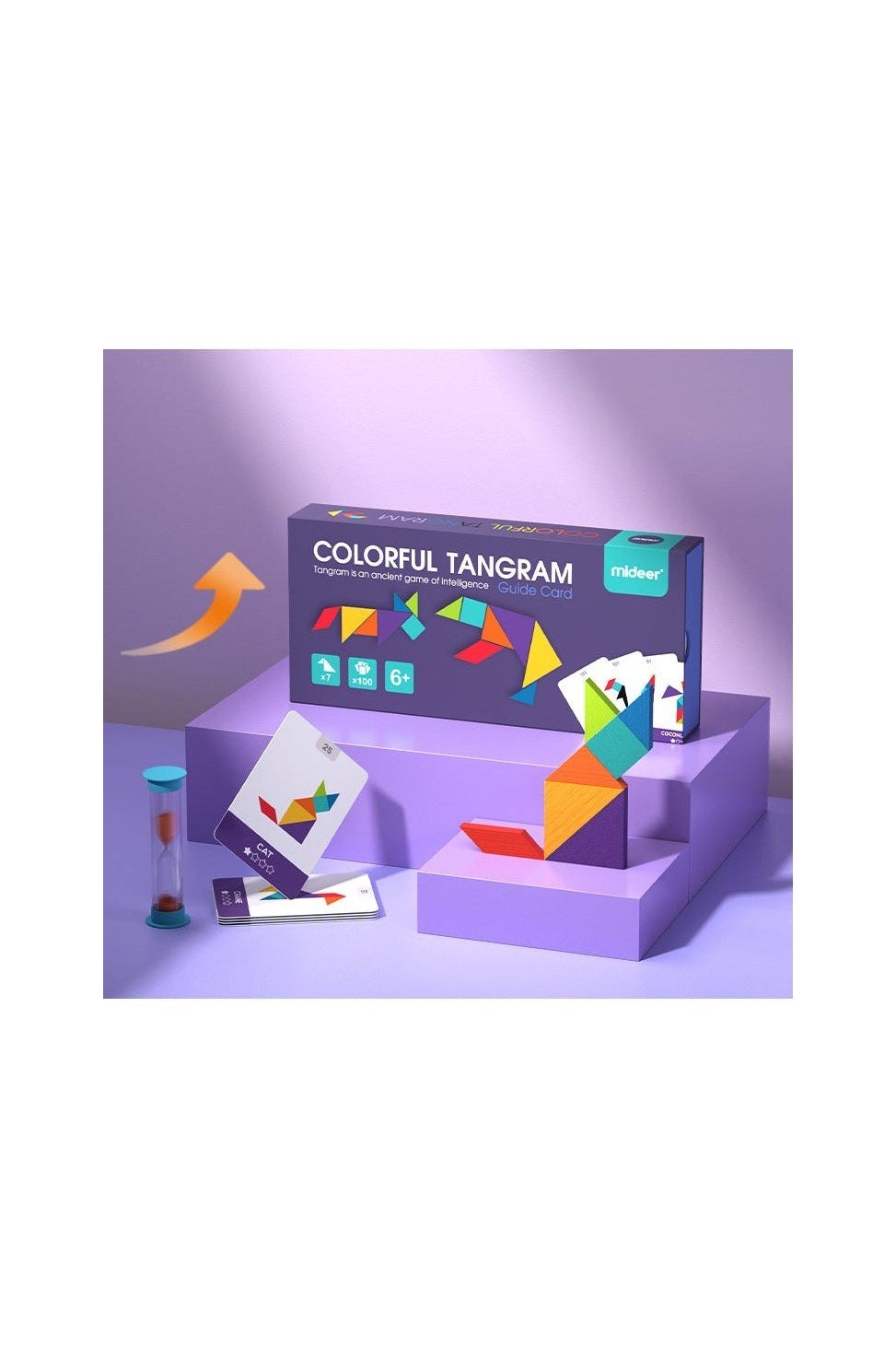 Colorful Tangram Game – Mideer Colorful Tangram Game Mideer Board Games