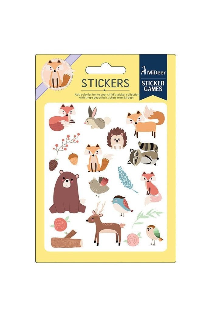 Colourful Stickers – Animals – Mideer Colourful Stickers - Animals Mideer Art & Craft
