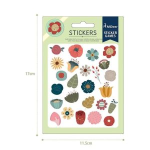 Colourful Stickers – Flowers – Mideer Colourful Stickers - Flowers Mideer Art & Craft