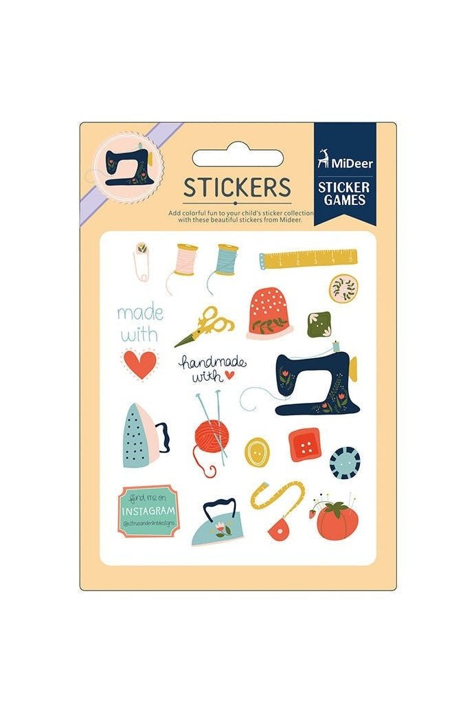Colourful Stickers – Sewing Machine – Mideer Colourful Stickers - Sewing Machine Mideer Art & Craft