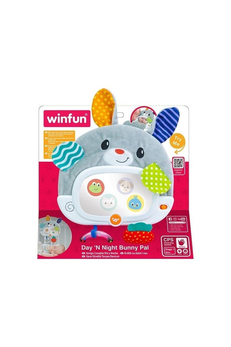 Day 'N Night Bunny Pal – Winfun Day 'N Night Bunny Pal Winfun Musical Toys