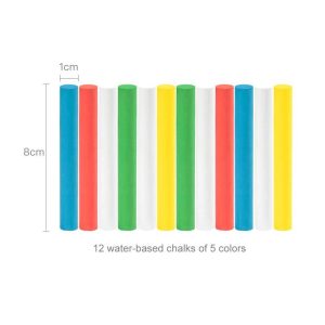 Dino Water Based Chalk – 12 Pcs – Mideer Dino Water Based Chalk - 12 Pcs Mideer Art & Craft