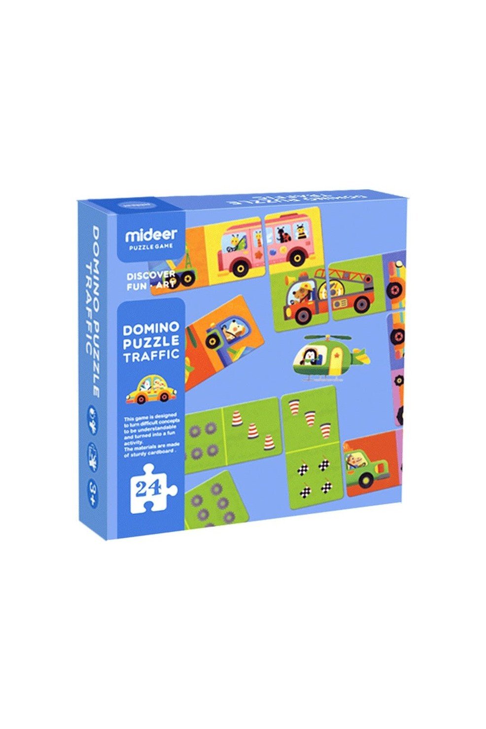 Domino Puzzle – Traffic – Mideer Domino Puzzle - Traffic Mideer Jigsaw Puzzles