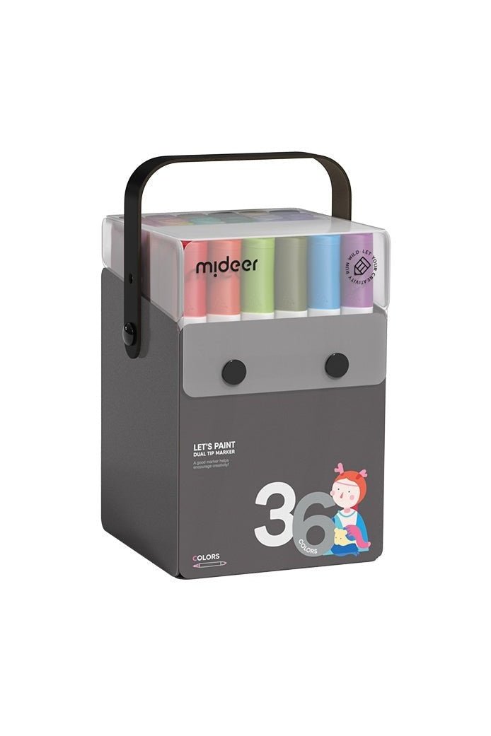Dual Tip Markers – 36 Colors – Mideer Dual Tip Markers - 36 Colors Mideer Early Education