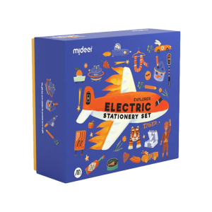 Electric Stationery Set – Blue – Mideer Electric Stationery Set - Blue Mideer Early Education