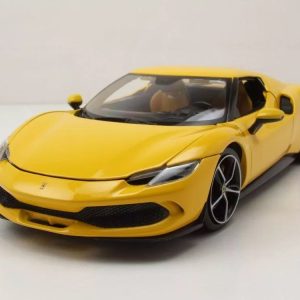 Ferrari 296 GTB Yellow 1:18 Diecast Model Car by Bburago – Bburago Ferrari 296 GTB Yellow 1:18 Diecast Model Car by Bburago Bburago Cars & Toys