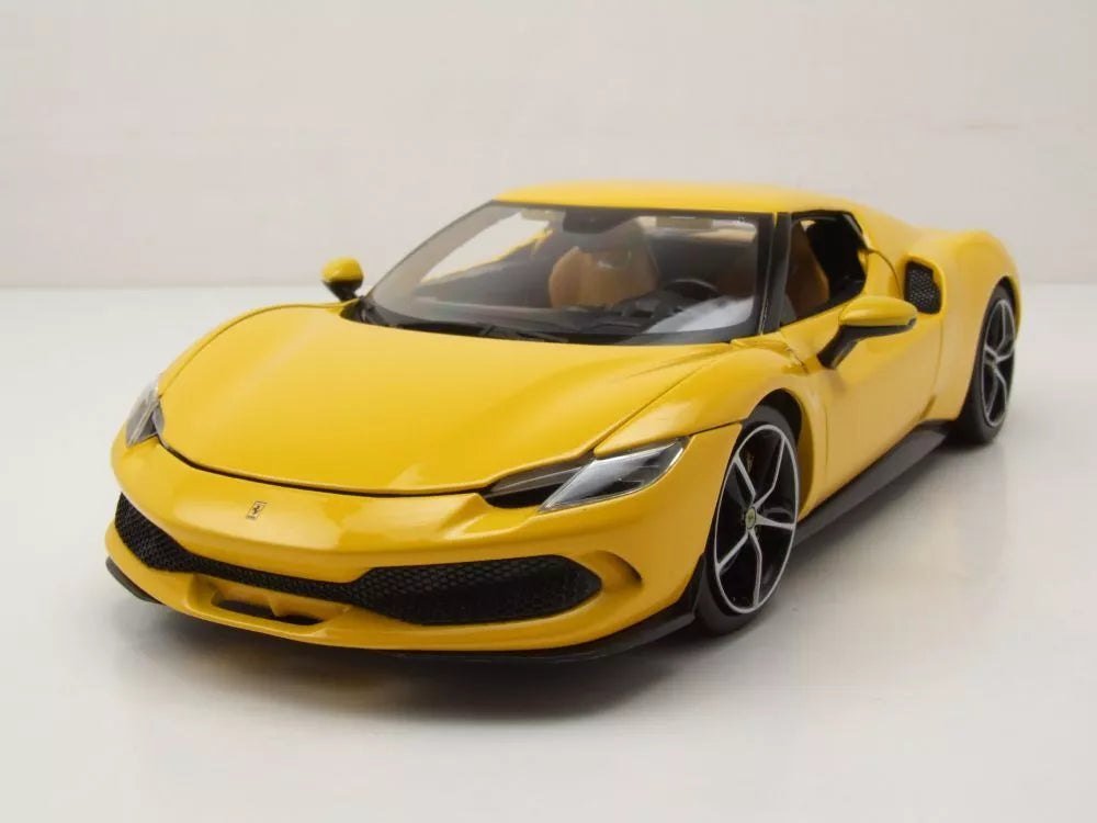Ferrari 296 GTB Yellow 1:18 Diecast Model Car by Bburago – Bburago Ferrari 296 GTB Yellow 1:18 Diecast Model Car by Bburago Bburago Cars & Toys