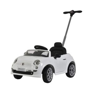 Fiat 500 Handle Push Car – White – Fiat Fiat 500 Handle Push Car - White Fiat Push Car