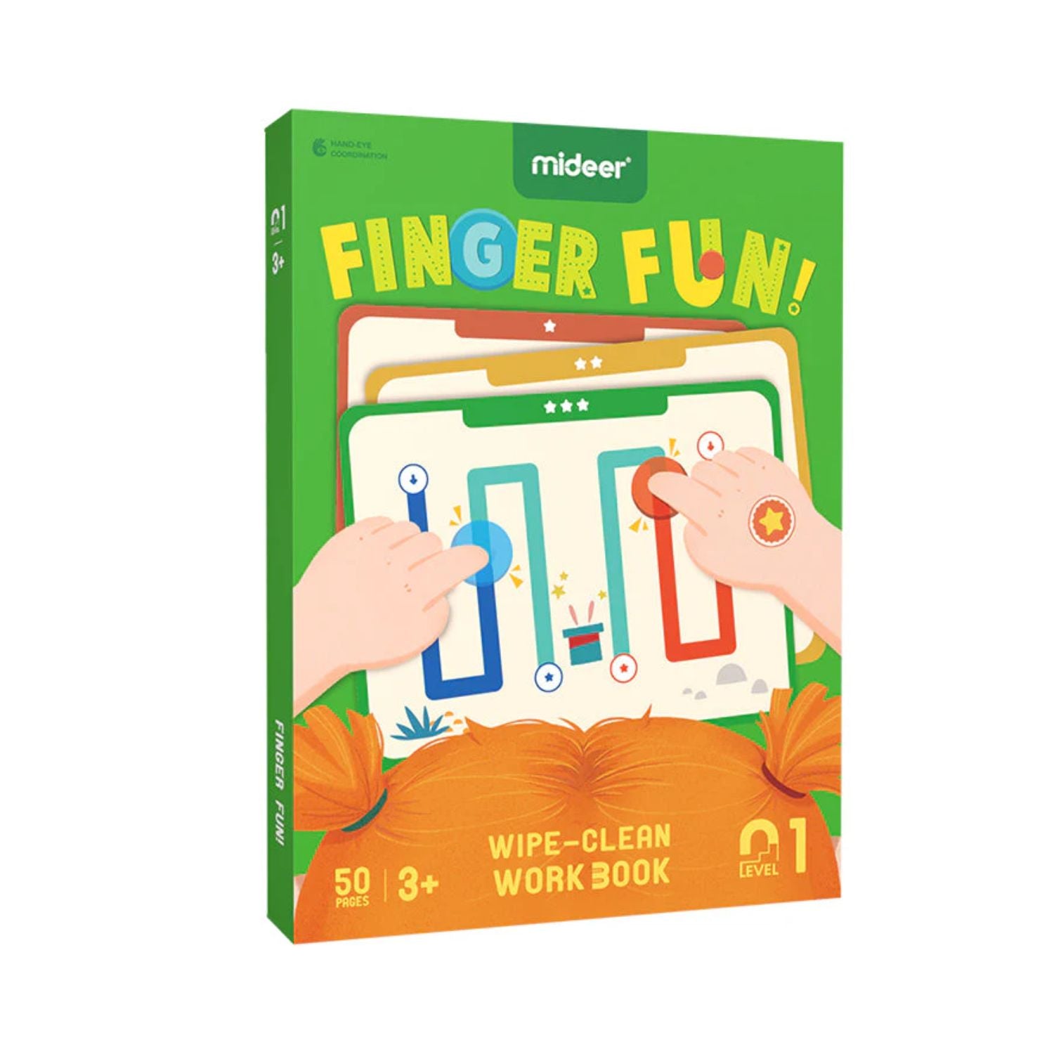 Finger Fun – Wipe-Clean Workbook – Mideer Finger Fun - Wipe-Clean Workbook Mideer Early Education