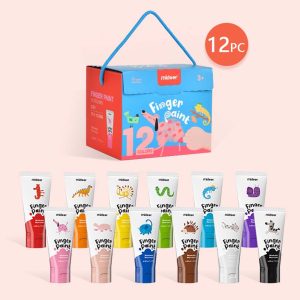Finger Paint – 12 Colors – Mideer Finger Paint - 12 Colors Mideer Art & Craft