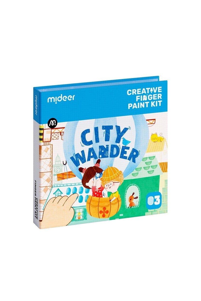 Finger Painting Kit – City Wander – Mideer Finger Painting Kit - City Wander Mideer Art & Craft