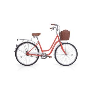 Fiona 24" Cruiser Bike – Peach – Mogoo Fiona 24" Cruiser Bike - Peach Mogoo Bicycles
