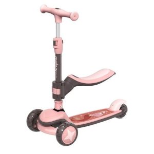 Foldable Scooter Led – Pink – Mideer Foldable Scooter Led - Pink Mideer Scooter