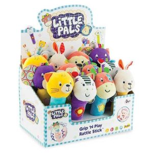 Grip 'N Play Rattle Stick (Little Pals) Assorted – Winfun Grip 'N Play Rattle Stick (Little Pals) Assorted Winfun Early Education