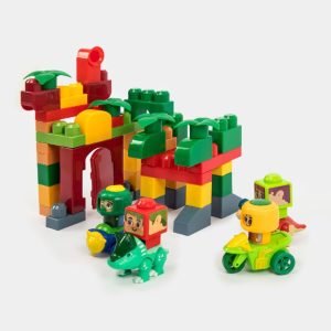 Happy Line – Build Me Up Maxi Dino Park Playset 53 Pieces – HappyLine Happy Line - Build Me Up Maxi Dino Park Playset 53 Pieces HappyLine Art & Craft