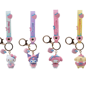 Hello Kitty – Keychain Peach Series PDQ12 WOC Assorted – Hello Kitty Hello Kitty - Keychain Peach Series PDQ12 WOC Assorted Hello Kitty Keychains