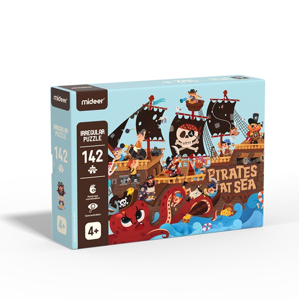 Irregular Puzzle – Pirates At Sea – Mideer Irregular Puzzle - Pirates At Sea Mideer Jigsaw Puzzles