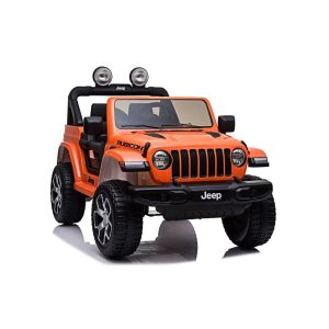 Jeep Kids Rubicorn 2 Seater Electric Car – Orange (12V) – Jeep Jeep Kids Rubicorn 2 Seater Electric Car - Orange (12V) Jeep Electric Car