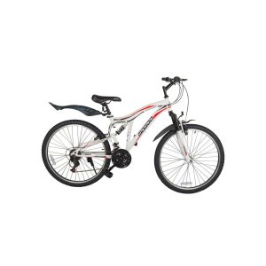 Journey 26" Mountain Bike – White – Mogoo Journey 26" Mountain Bike - White Mogoo Bicycles