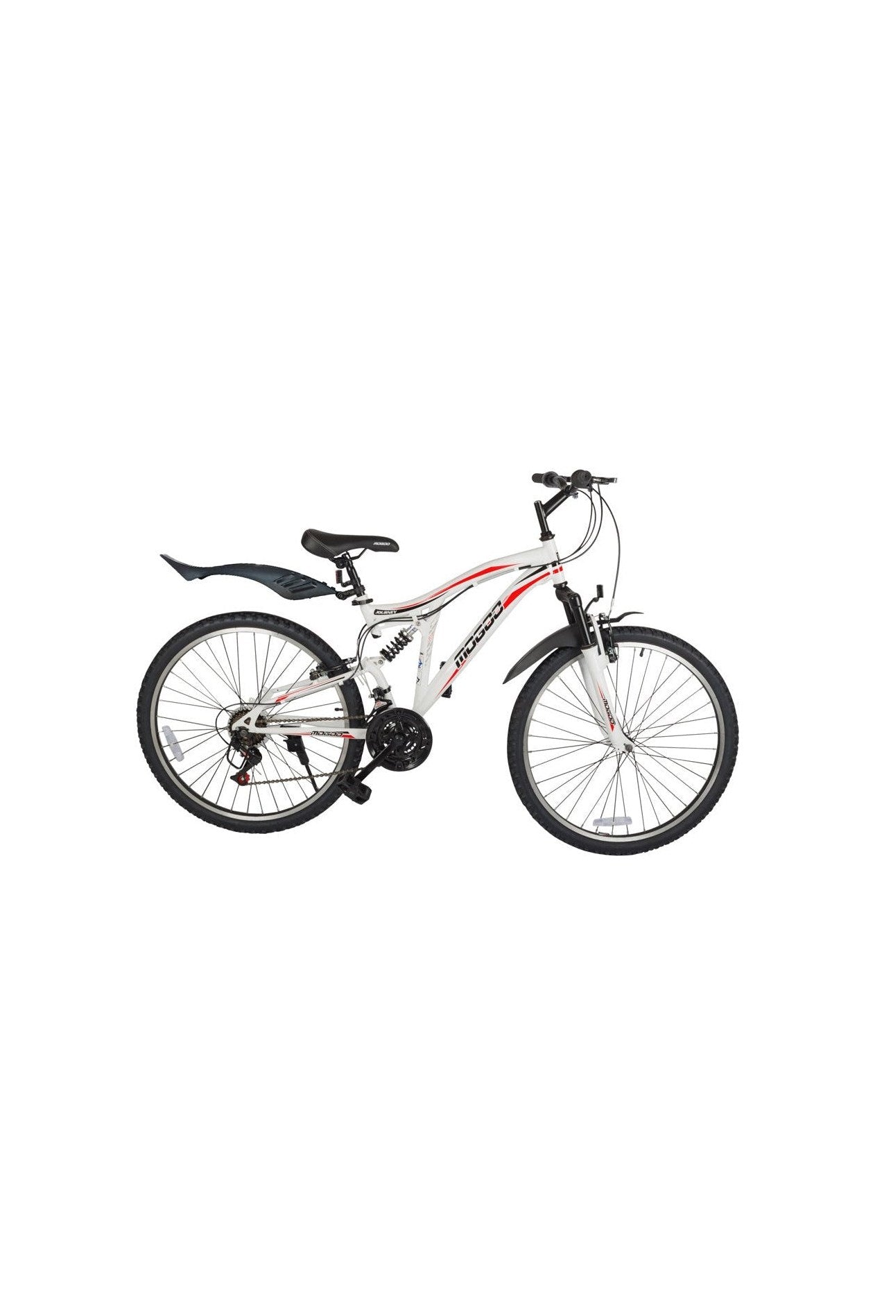 Journey 26" Mountain Bike – White – Mogoo Journey 26" Mountain Bike - White Mogoo Bicycles