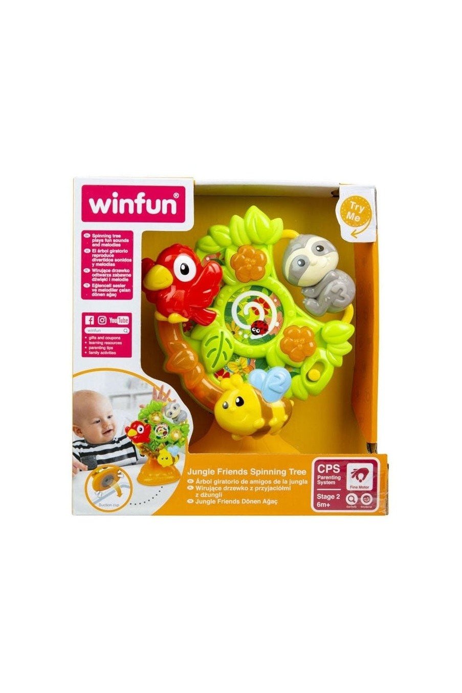 Jungle Friends Spinning Tree – Winfun Jungle Friends Spinning Tree Winfun Early Education