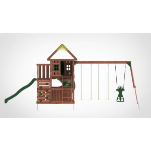 Kiddoro – Little Heros HQ Swing Set – Kiddoro Kiddoro - Little Heros HQ Swing Set Kiddoro Outdoor