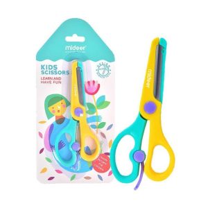 Kids Safety Scissors – Yellow – Mideer Kids Safety Scissors - Yellow Mideer Early Education