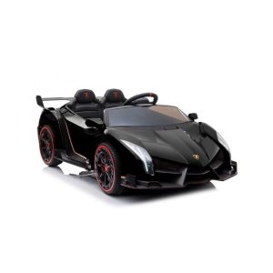 Lamborghini Veneno Kids Electric Car – Black (12V) – Lamborghini Lamborghini Veneno Kids Electric Car - Black (12V) Lamborghini Electric Car