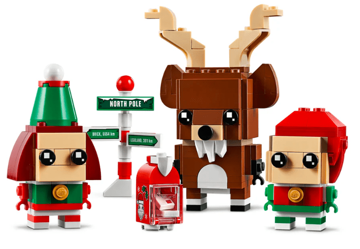 Lego Reindeer, Elf and Elfie – Lego Lego Reindeer