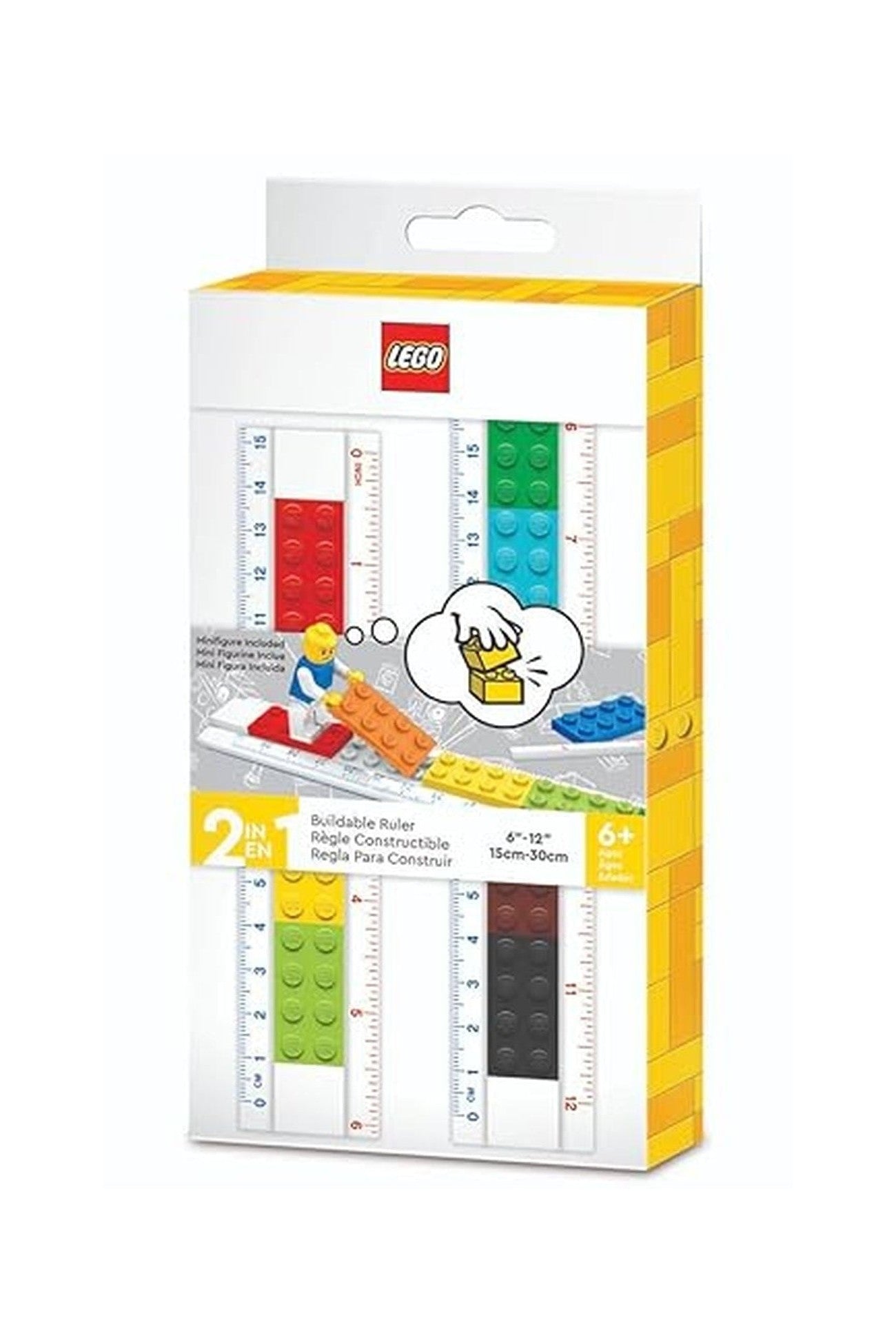 Lego Stationery Buildable Ruler With Minifigure – Lego Lego Stationery Buildable Ruler With Minifigure Lego Building Sets