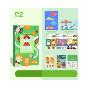 Let'S Play With Stickers – Level 2 – Mideer Let'S Play With Stickers - Level 2 Mideer Art & Craft