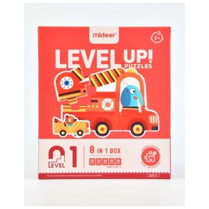 Level Up Puzzles – Traffic (8 In 1) Level 1 – Mideer Level Up Puzzles - Traffic (8 In 1) Level 1 Mideer Jigsaw Puzzles