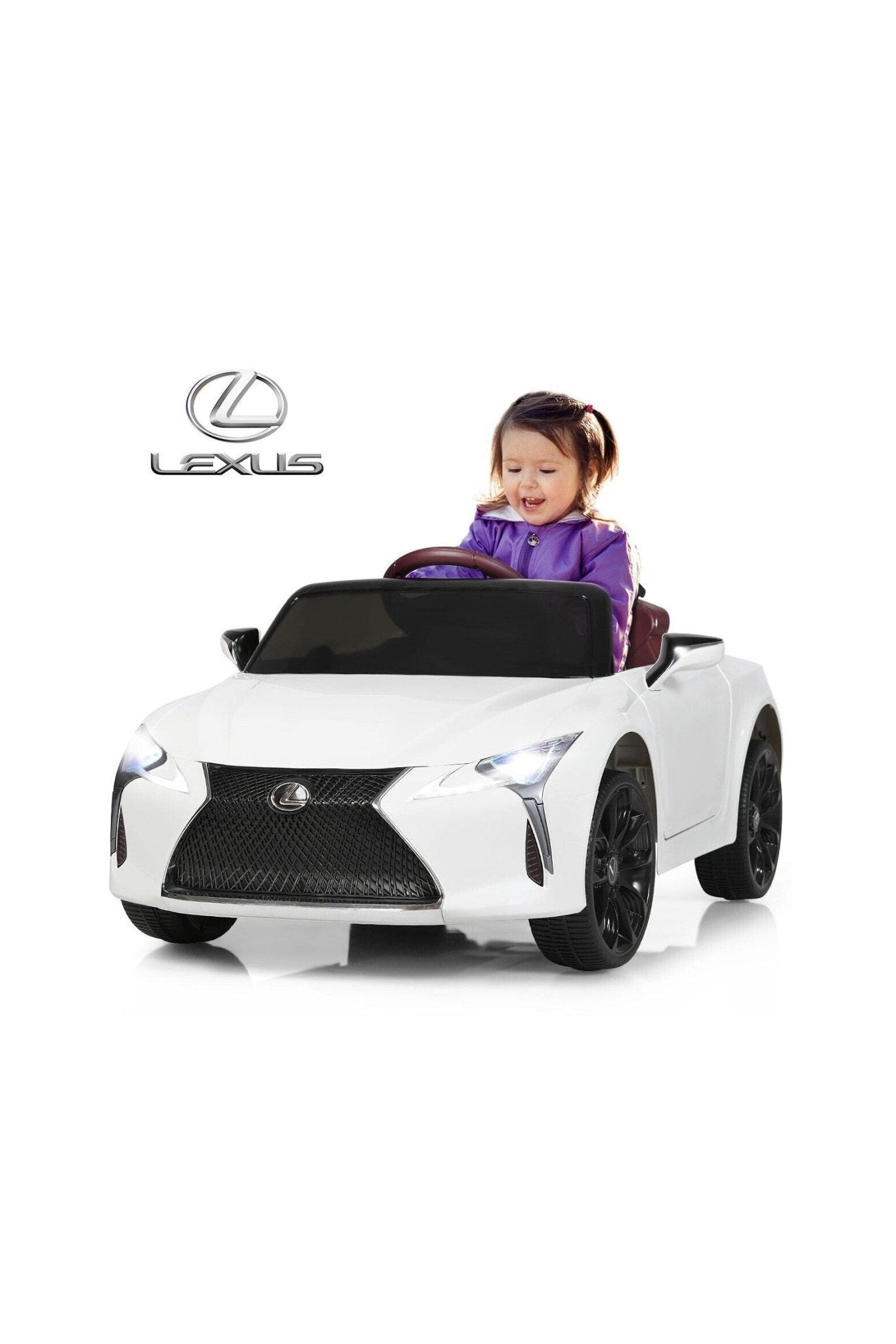 Lexus Kids Electric Car Lc-500 – White (6V) – Lexus Lexus Kids Electric Car Lc-500 - White (6V) Lexus Electric Car