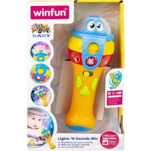 Lights 'N Sounds Mic – Winfun Lights 'N Sounds Mic Winfun Musical Toys