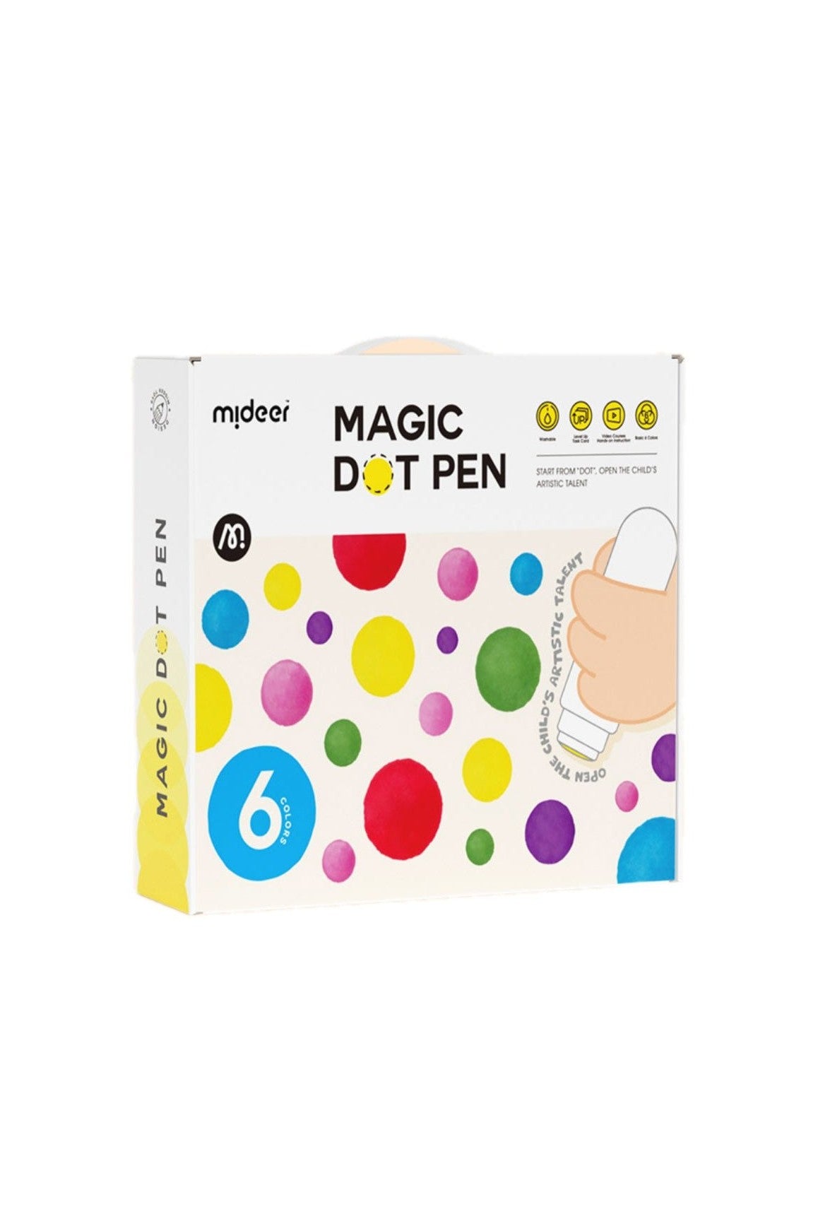 Magic Dot Markers – 12 Colors – Mideer Magic Dot Markers - 12 Colors Mideer Early Education