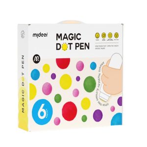 Magic Dot Markers – 6 Colors – Mideer Magic Dot Markers - 6 Colors Mideer Early Education
