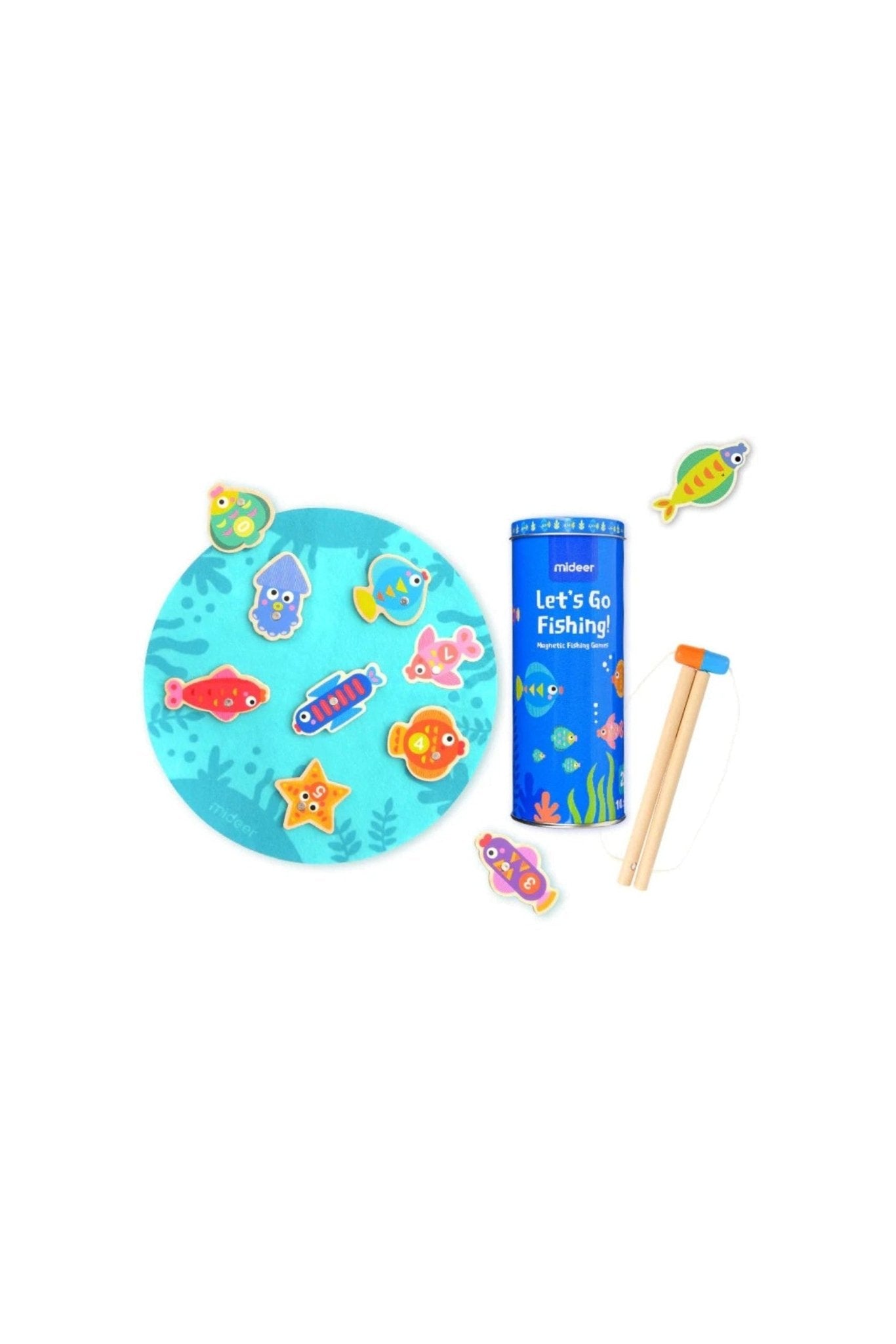 Magnetic Fishing Game – Blue – Mideer Magnetic Fishing Game - Blue Mideer Magnetic Games