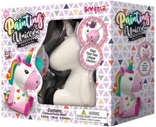 Make Your Own Plaster Painting Kit – Unicorn – Sew Star Make Your Own Plaster Painting Kit - Unicorn Sew Star Art & Craft