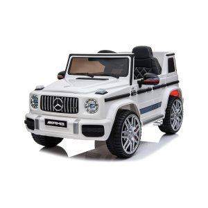 Mercedes G63 Kids Ride on Jeep – White (12V) – Mercedes Benz Mercedes G63 Kids Ride on Jeep - White (12V) Mercedes Benz Electric Car