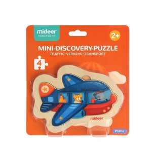 Mini Discovery Puzzle – Airplane – Mideer Mini Discovery Puzzle - Airplane Mideer Jigsaw Puzzles
