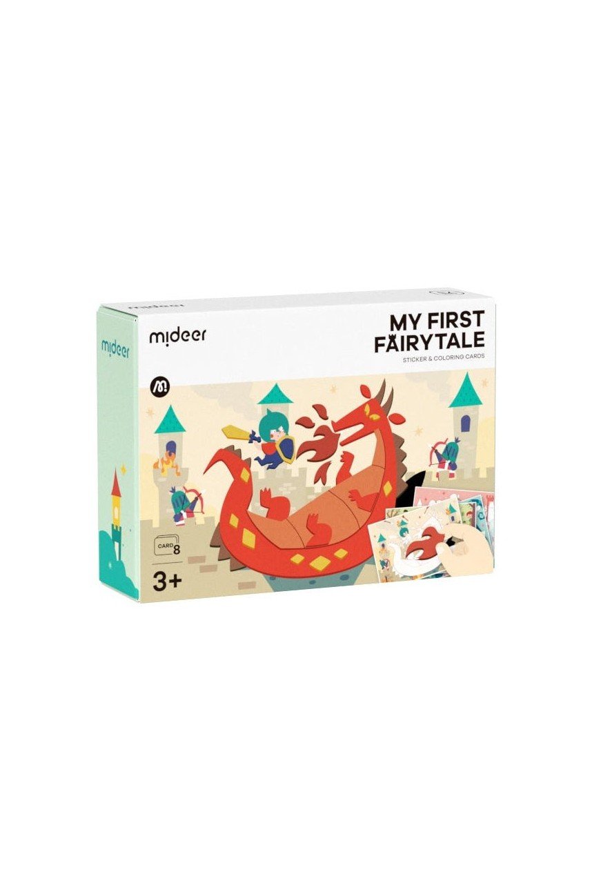 My First Fairytale – Sticker & Coloring Cards – Mideer My First Fairytale - Sticker & Coloring Cards Mideer Sticker